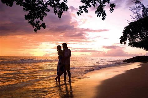 enjoy romantic beach sunsets in barbados uk holidays caribbean barbados