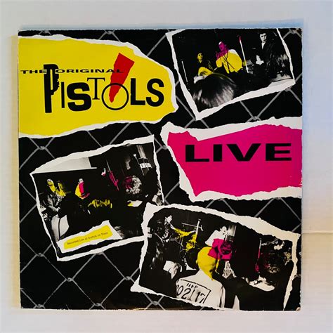 sex pistols the original pistols live 2 vinyl album 1985 etsy