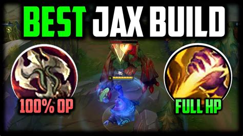 How To Play Jax Jungle CARRY LOW ELO BEST BUILD RUNES Jax Guide