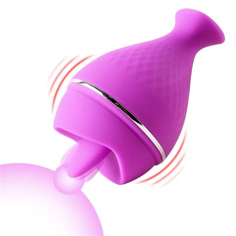 New Tongue Licking Vibrator G Spot Clitoral Masturbator Sex Toys For