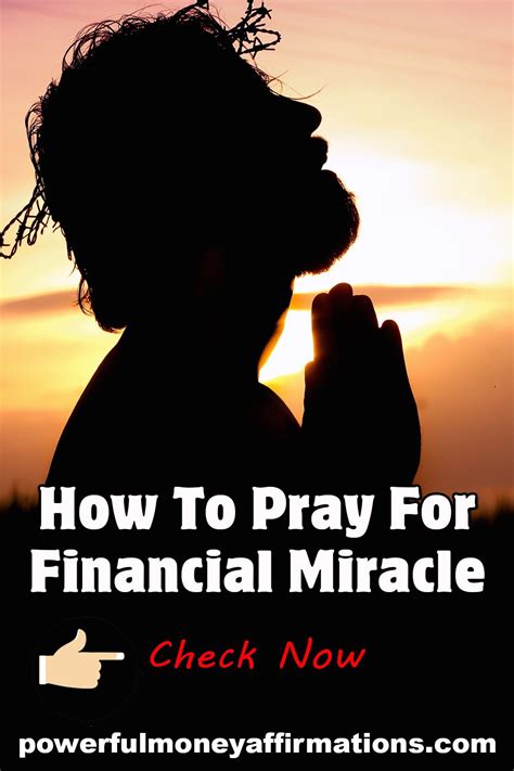 How To Pray For Financial Miracle In 2020 Miracles Money
