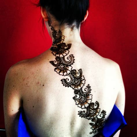 Neck To Back Traditional Henna Design For Prom Yelp