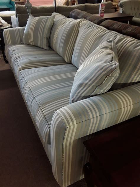 Braxton Culler Striped Sofa Delmarva Furniture Consignment