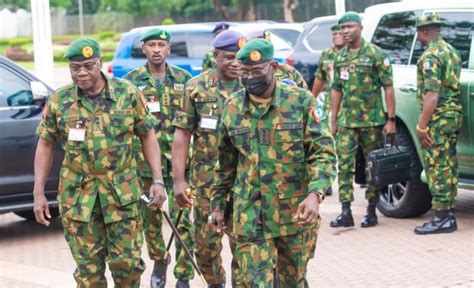Nigeria Army Chief Of Army Staff Reshuffle Top Officers As Security Threat Worse Bbc News Pidgin