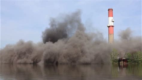 Elrama Power Plant Implosion 1st Try Youtube