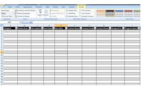 How To Use Excel To Track Action Items Free Template Included