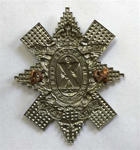 Scottish 4th 5th 6th And 7th Bns Black Watch Glengarry Badge
