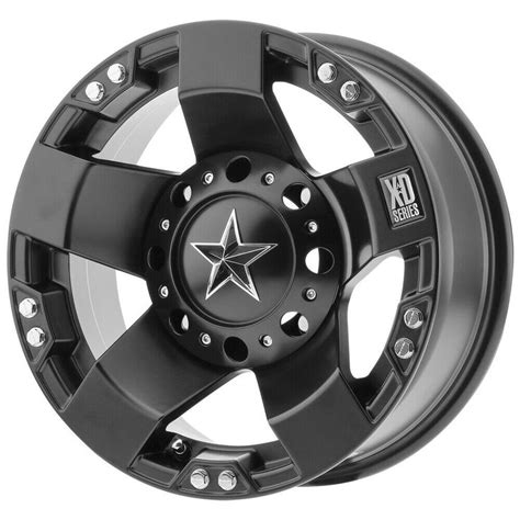 Xd Atv Xs775 Rockstar 15x7 4x137 0mm Satin Black Wheel Rim 15 Inch
