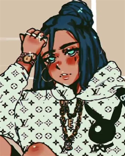 Anime Girl Billie Eilish Wallpapers Wallpaper Cave