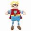 Superhero Hand Puppet In Blue  Imaginative Play From Early Years
