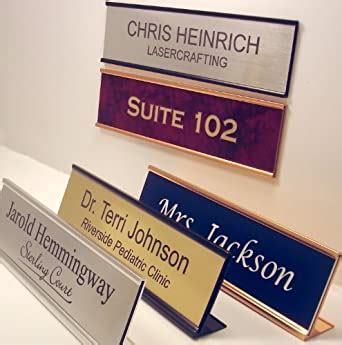 This model's ideal for name and title display atop cubicle or partition walls. Printable Cubicle Name Plate Template