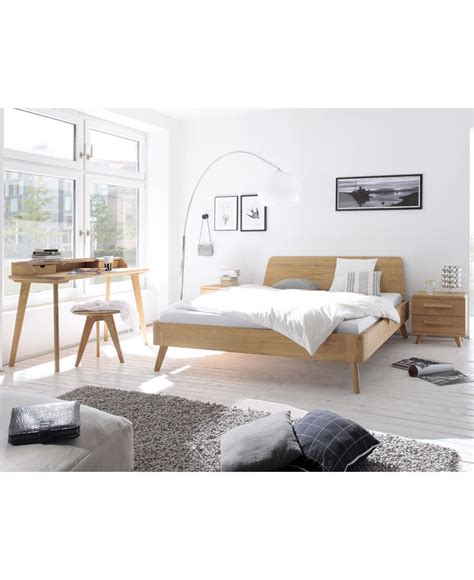 Hasena Oak Bianco Eiche Bett Masito 25 Kopfteil Edda 180x200