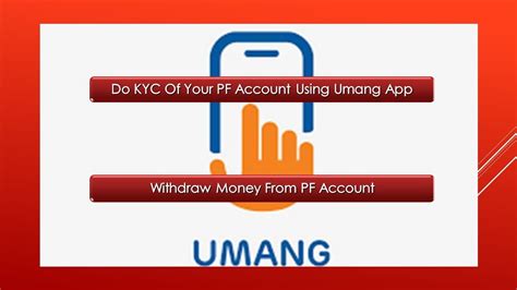 Online Pf Withdraw Using Umang App Umang App Youtube