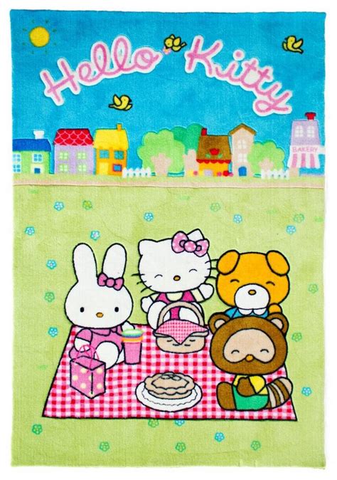 Sanrio hello kitty xl teppich/abtreter/bettvorleger/badematte/matte neu 80x50 cm. Teppich »Hello Kitty 150 x 100 cm HK-BC-23«, Hello Kitty ...