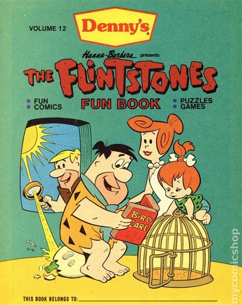 Dennys The Flintstones Fun Book 1988 Comic Books