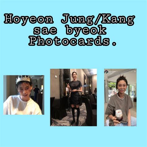 Hoyeon Jung Kang Sae Byeok Photocards Squid Game Shopee Philippines