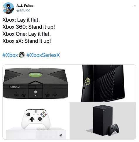 It may have actually been a spur of marketing genius that xbox rode that wave, comparing the series x console's size with a gigantic black fridge. Fans React to Xbox Series X Console, Memes Ensue