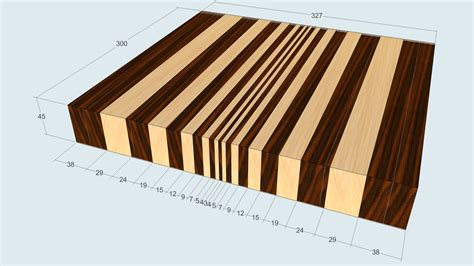 Making A 3d End Grain Cutting Board 1 7 Steps With Pictures Instructables