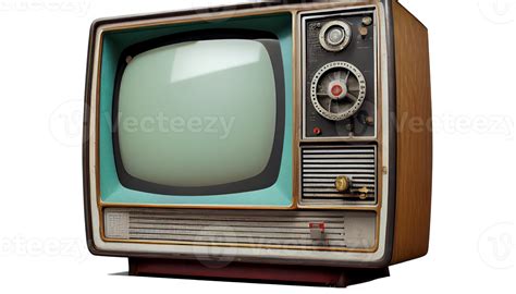 Old Retro Vintage Tv On Transparent Background Png 21027241 Png