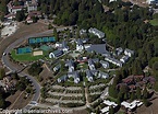 aerial photograph University of California Santa Cruz, UCSC, California ...