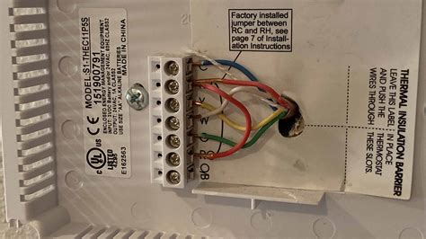 Thermostat Color Wiring