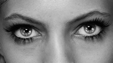 Eyes Black And White Photography