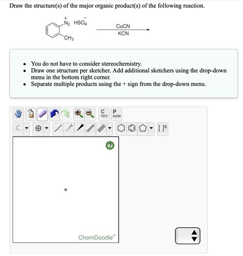 Draw The Structures Of The Major Organic Products Solvedlib