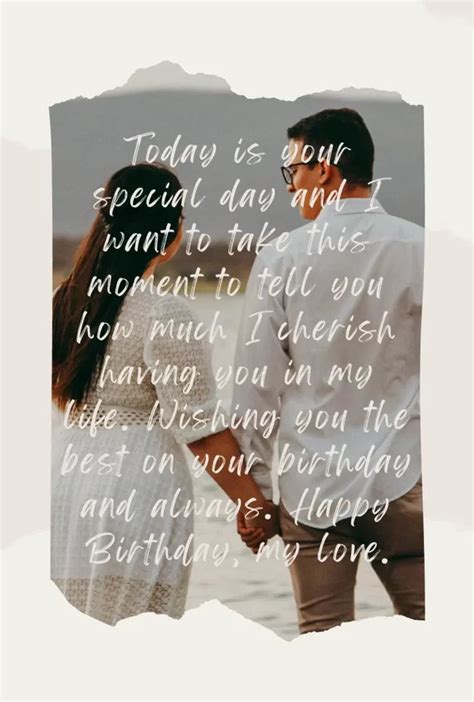 Soulmate Romantic Birthday Wishes For Husband From Wife Birthday Wish
