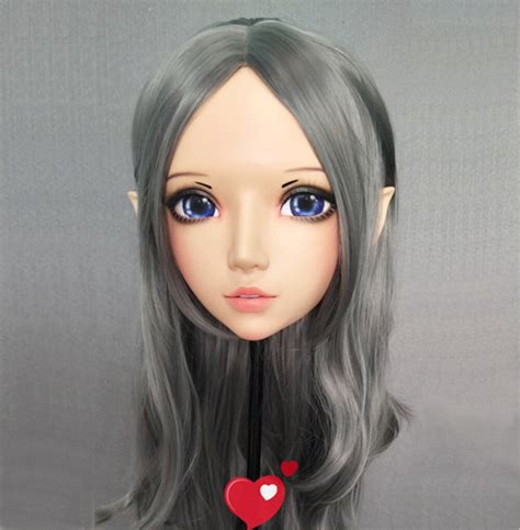 Er 05female Sweet Girl Resin Half Head Kigurumi Bjd Eyes Crossdress