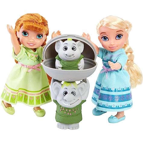 Frozen Petite Toddler Princess Surprise Trolls Doll Play Set Dollar