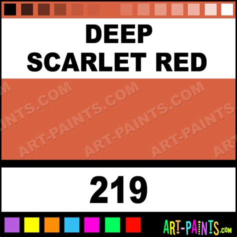 Deep Scarlet Red Albrecht Durer Watercolor Paints 219 Deep Scarlet