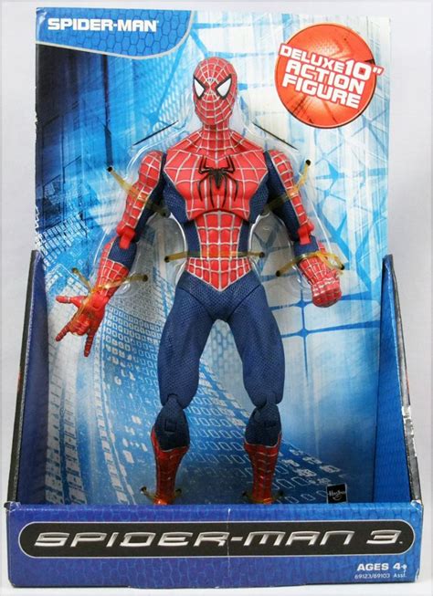 Spider Man 3 2007 Movie Hasbro Spider Man Deluxe 10 Action Figure