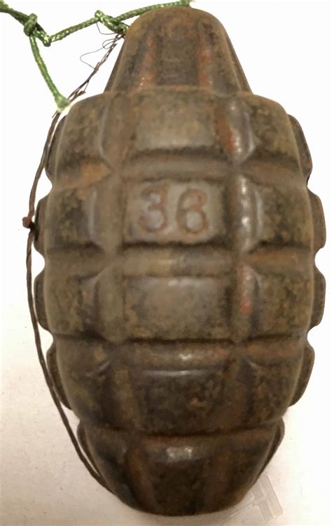 Us Army Usmc Wwii Hand Grenade 36 Enemy Militaria