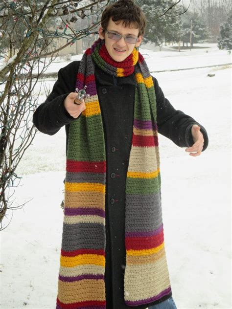 4th Doctor Who Scarf Crochet Pattern Digital File Bbc The Etsy