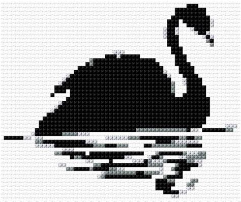 Celtic dragons breathing fire as a border together with heraldic shields all reminiscent of game of thrones! Black Swan|9|3216|x-stitch|10 Free Patterns Online
