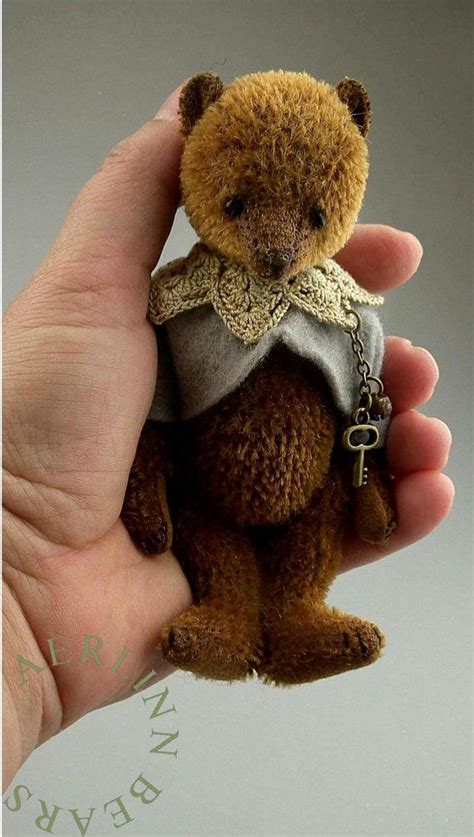 One Of A Kind Miniature Mohair Artist Teddy Bear By Aerlinnbears