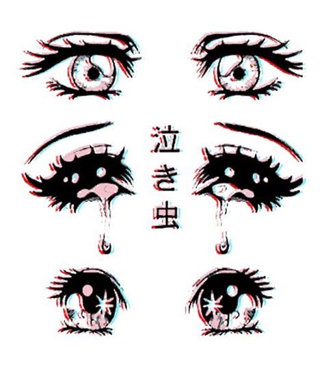 Here is a drawing of crying anime eyes. 12 best Lips and eyes images on Pinterest | Eyes, Faces ...