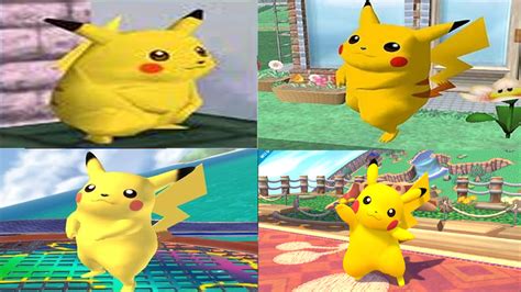 Pikachu Evolution In Super Smash Bros By Nintendofandj On Deviantart
