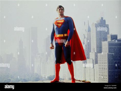 Christopher Reeve Superman 1978 Stock Photo Alamy