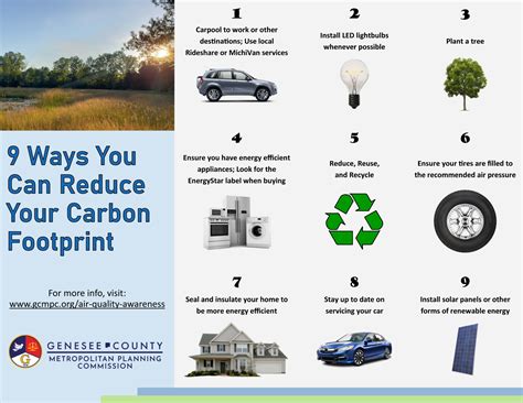 9 Ways You Can Reduce Your Carbon Footprint Genesee County