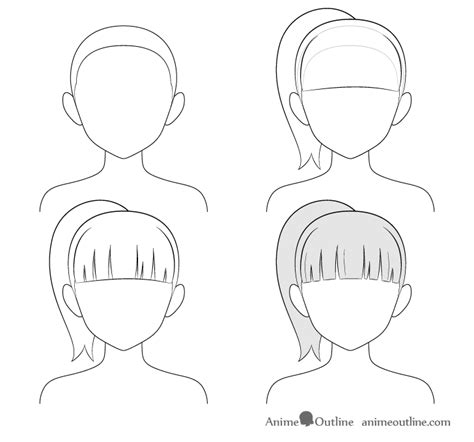 How To Draw A Anime Hair