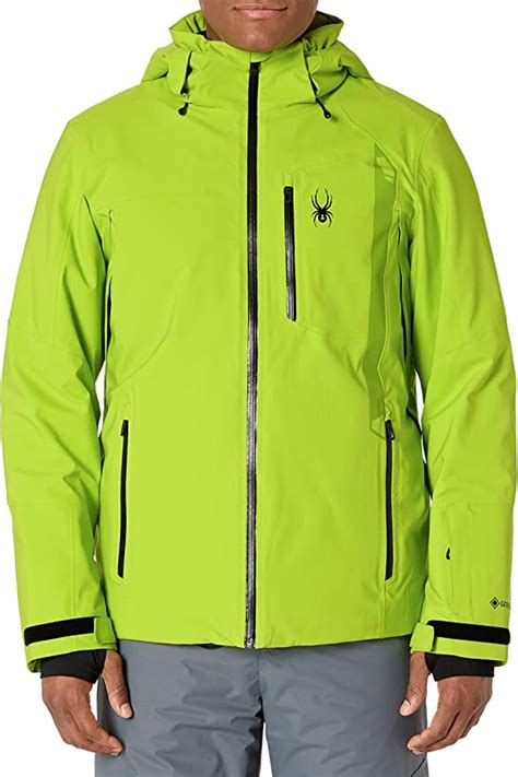 Spyder Mens Tripoint Gore Tex Ski Jacket Male Full Zip