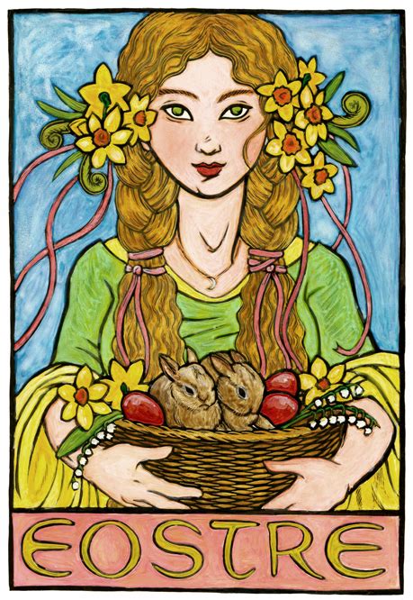 Eostre Germanic Goddess Of Spring And The Dawn Spring Equinox Pagan