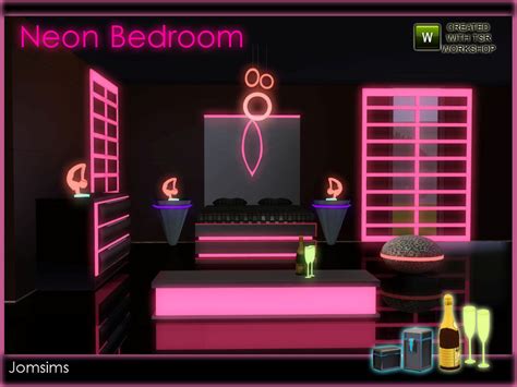 The Sims Resource Neon Bedroom Fullbright