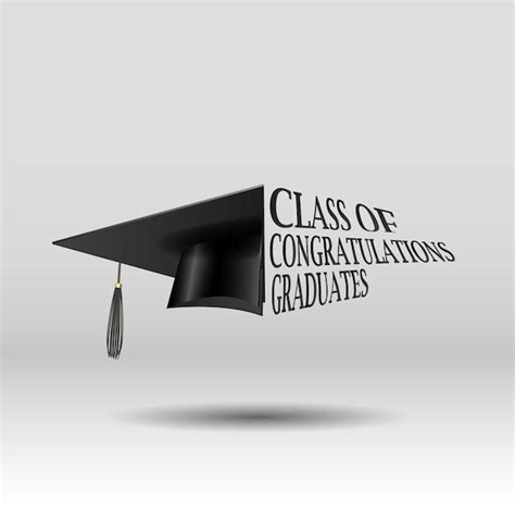Premium Vector Congratulations Graduates Class Vector Template For