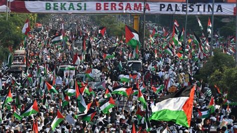 Aksi Bela Palestina Di Bekasi Hingga Tangerang Serukan Boikot Produk Israel Aktualitas Id