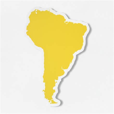 Blank Map Of South America Premium Psd Rawpixel