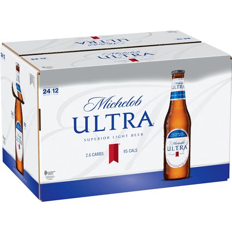 Michelob Ultra Case 24 Pack 12 Oz Bottle Garden State Discount Liquors
