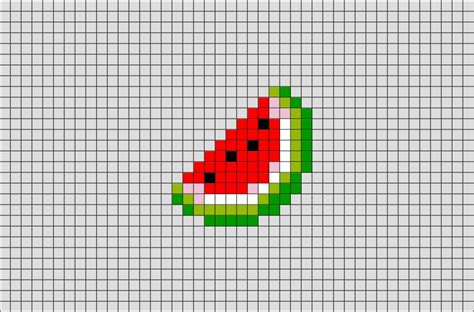 Watermelon Pixel Art Easy Pixel Art Pixel Art Pixel Art Design