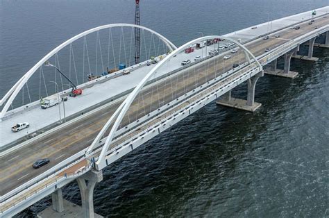 Pensacola Bay Bridge Westbound Structure Opens To Traffic February 14